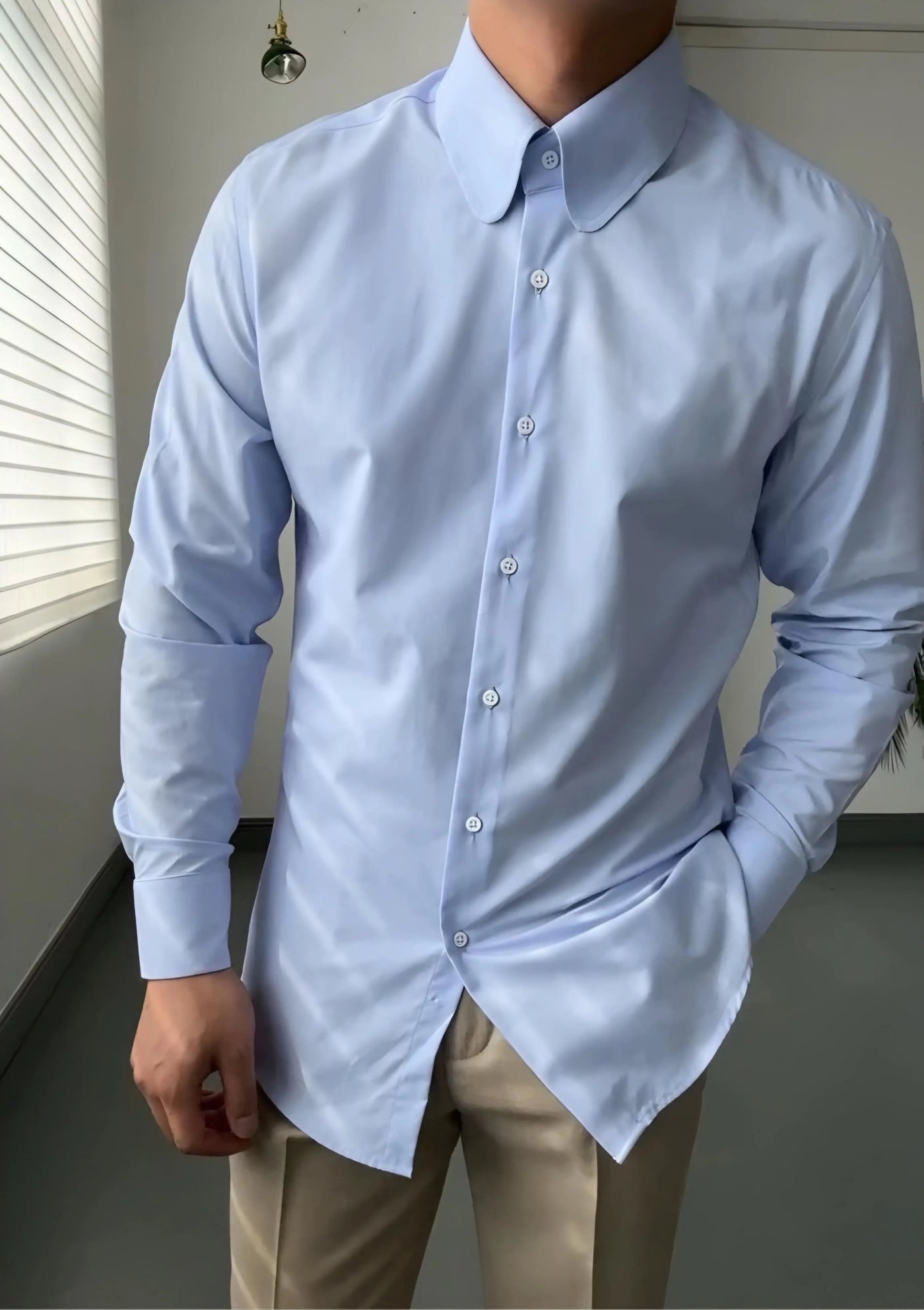 Chemise à col club - Leviana