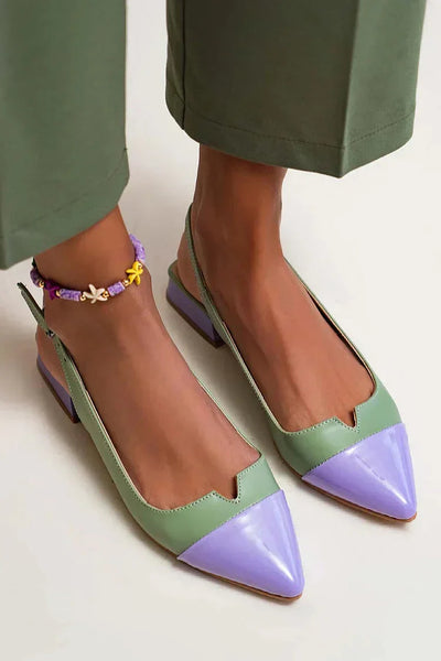 Clarisse | Sandales à bride arrière et bout pointu