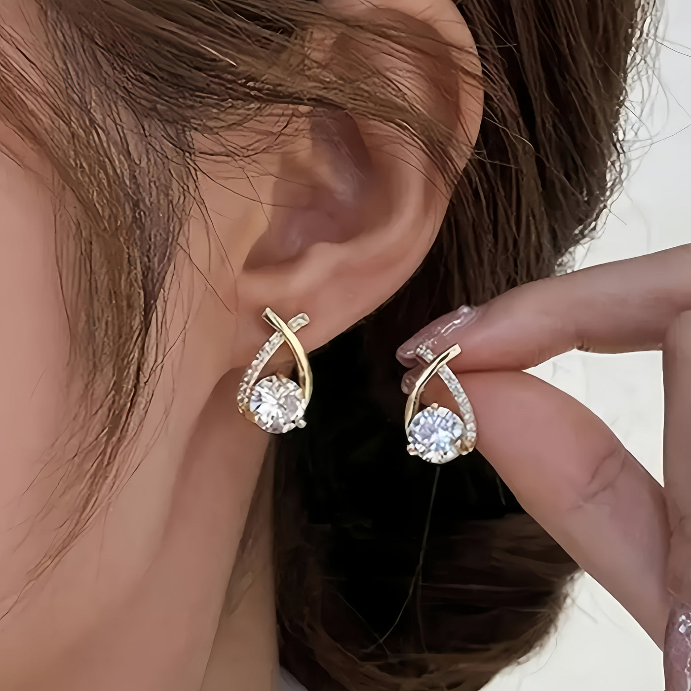 LUCE D'ORO | SUSURRES D'UN RÊVE ANGÉLIQUE BOUCLES D'OREILLES