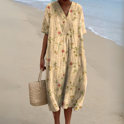 Marion | Robe Fleurie Élégante