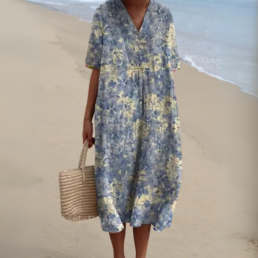 Marion | Robe Fleurie Élégante