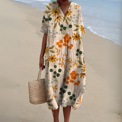 Marion | Robe Fleurie Élégante