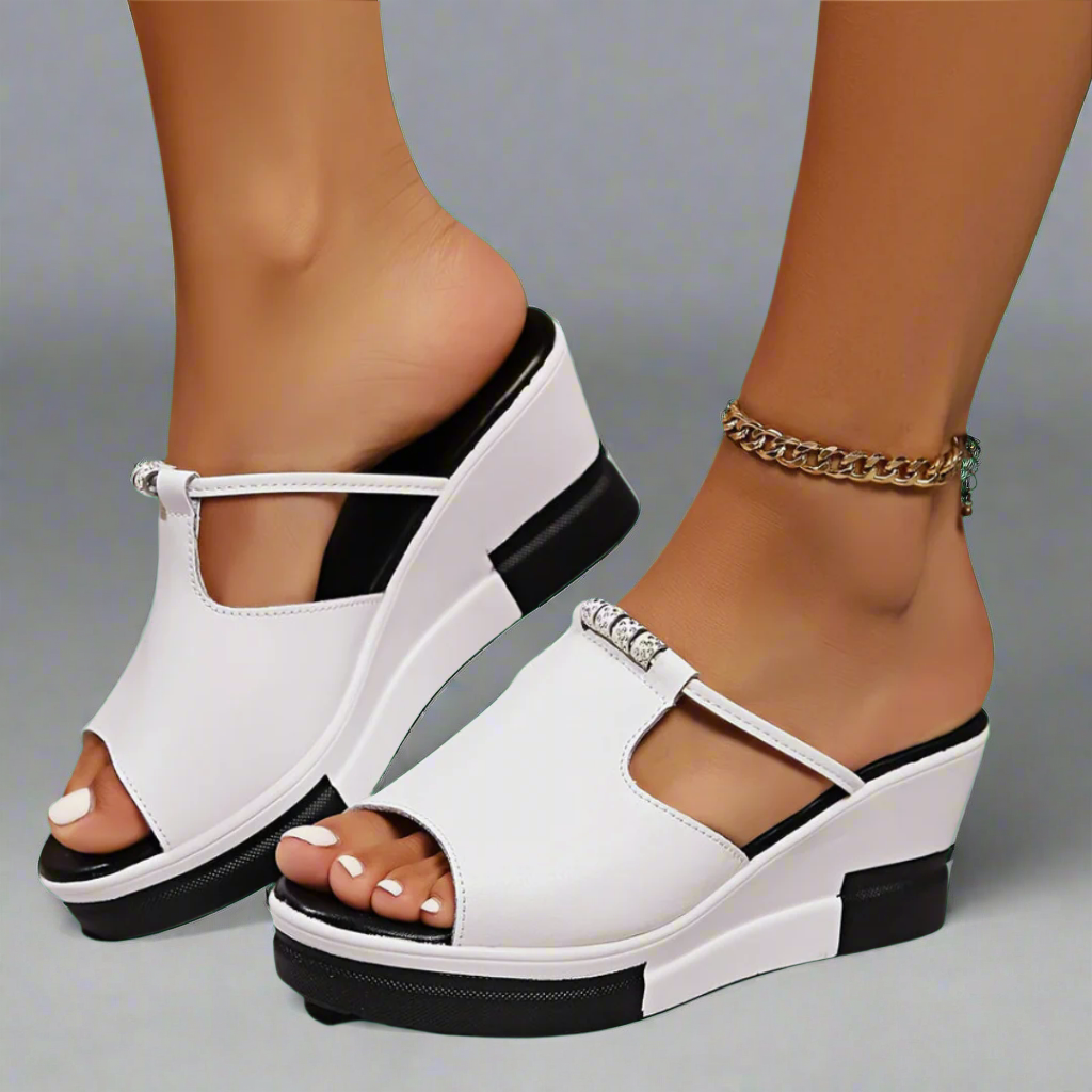 Zélie | Chic high-heeled orthopedic sandals