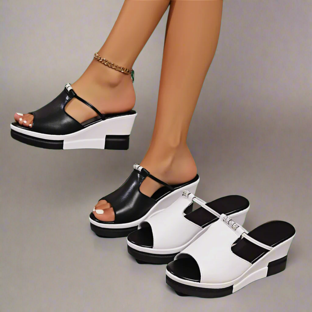 Zélie | Chic high-heeled orthopedic sandals