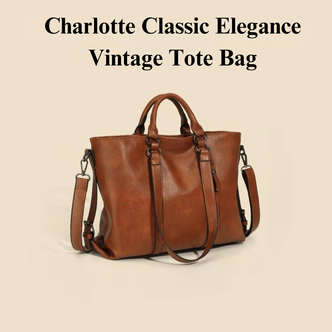 Charlotte | Sac fourre-tout vintage d'élégance classique