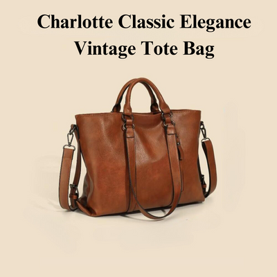 Charlotte | Sac fourre-tout vintage d'élégance classique