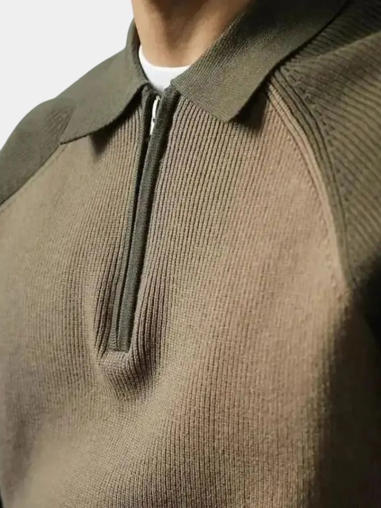 Pull à zip raglan - Leviana