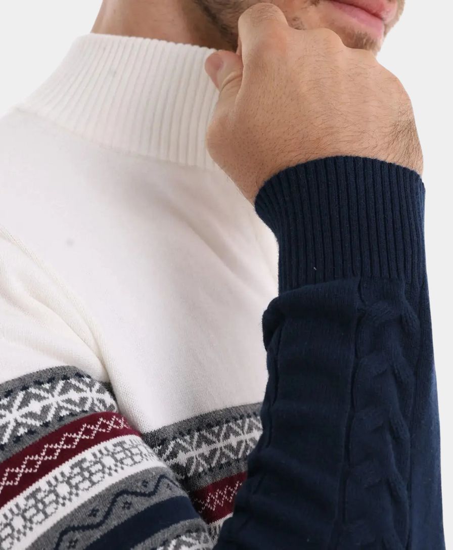 Pull à zip polo - Leviana