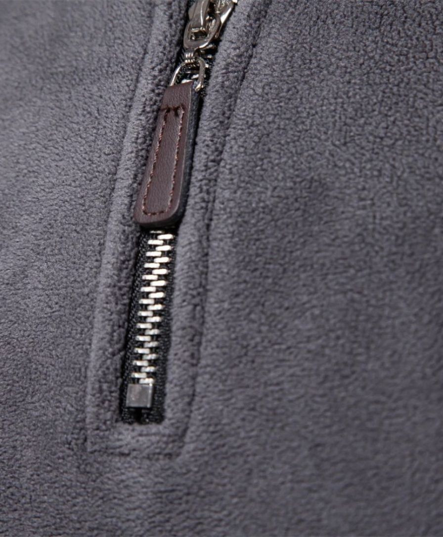 Pull à col montant et zip Alpine - Leviana