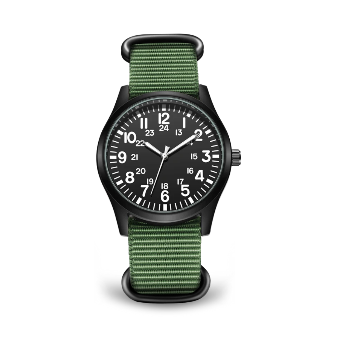 Montre Militaire™ – Robuste et Fiable pour l’Aventure
