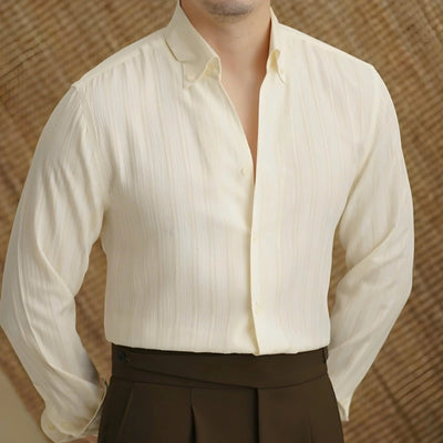 Chemise rayée en seersucker - Leviana