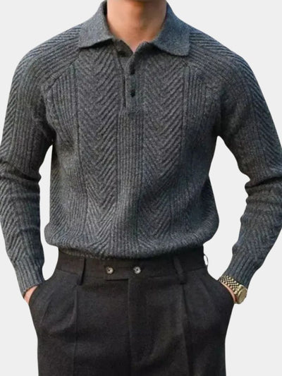 Pull pour homme à manches longues - Leviana