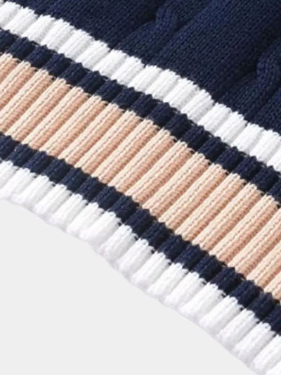 Gilet en tricot élégant avec décolleté en V - Leviana