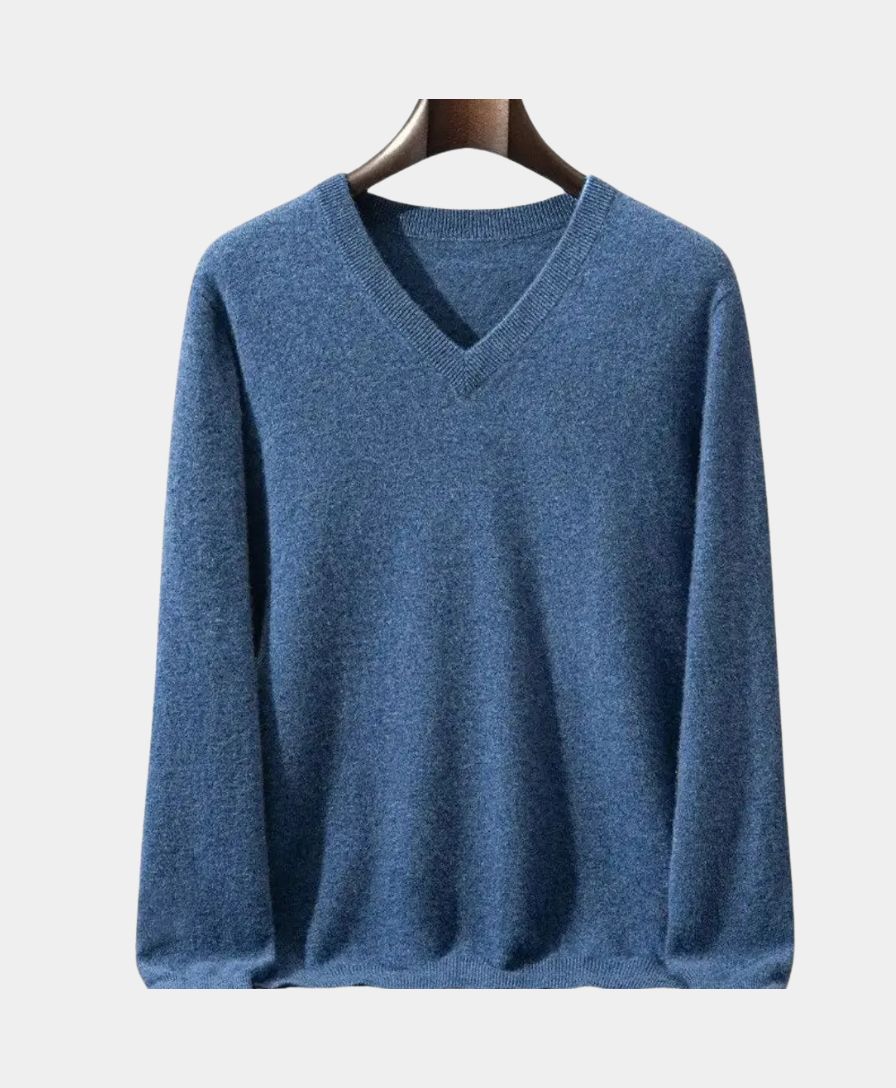 Pull en cachemire avec col en V - Leviana