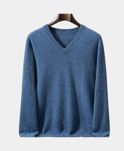 Pull en cachemire avec col en V - Leviana