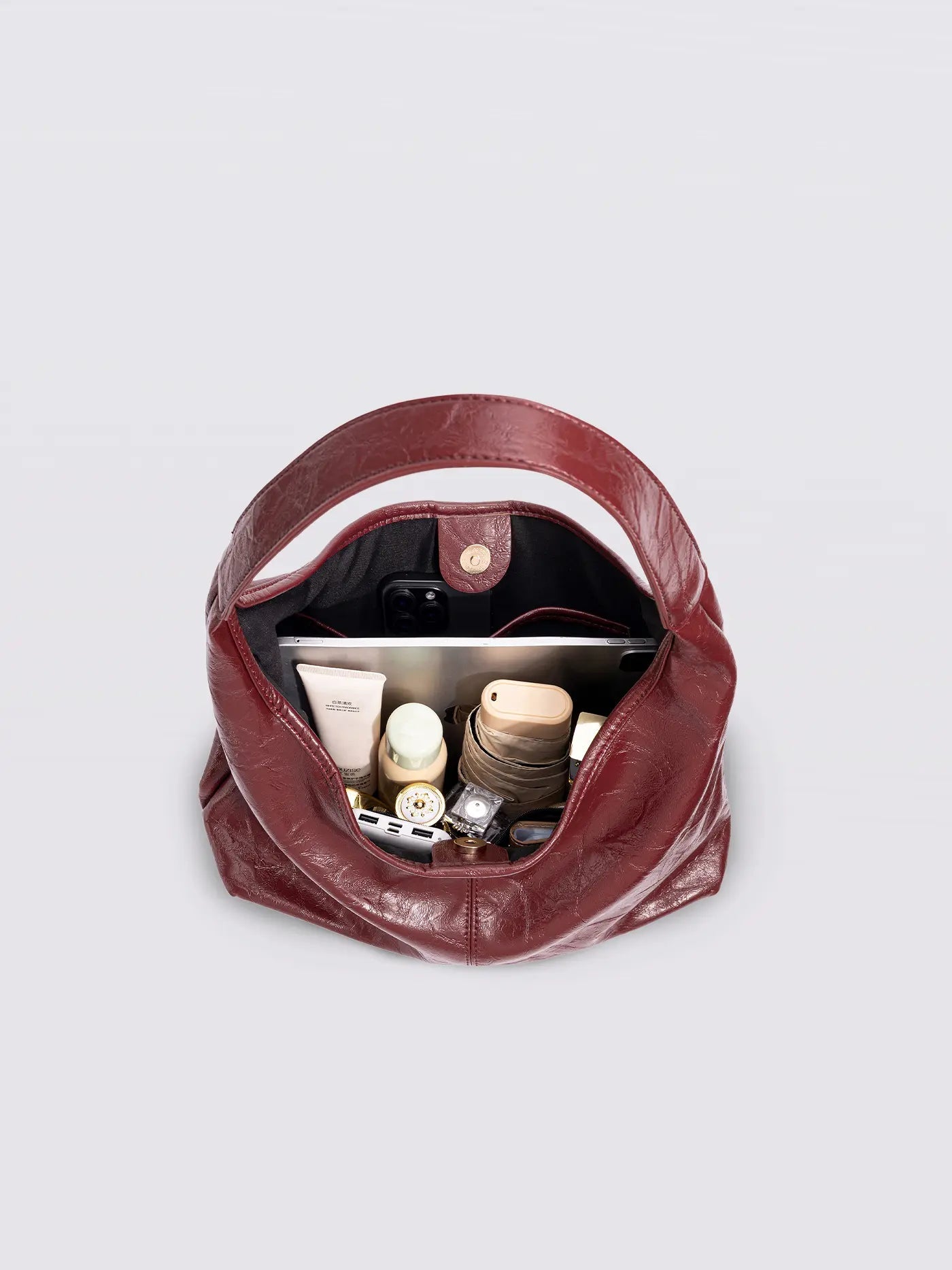 Sac fourre-tout en cuir vieilli Scarlett