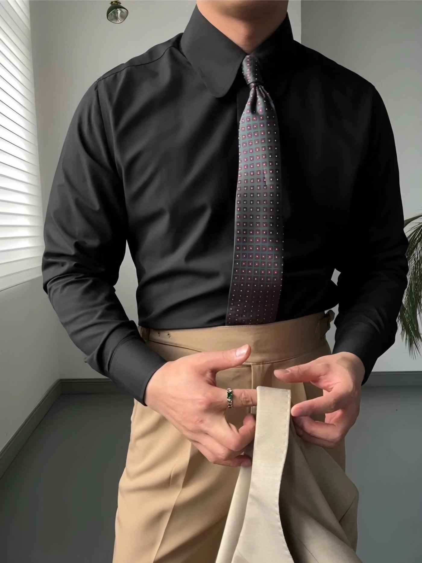 Chemise à col club - Leviana