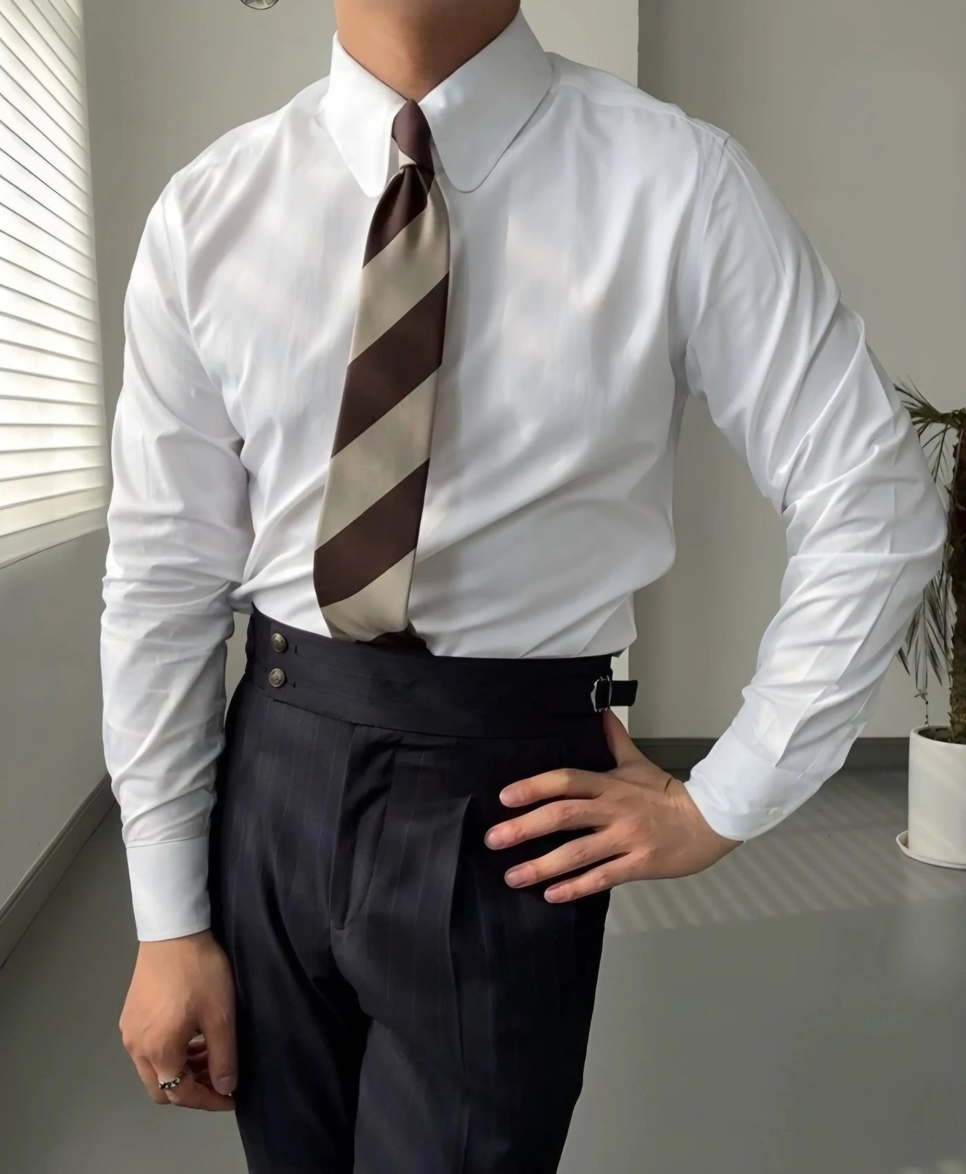 Chemise à col club - Leviana