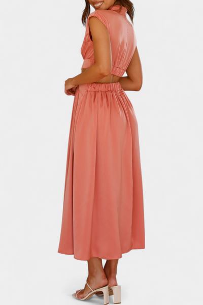 Bérénice | Ensemble robe fendue sur le côté