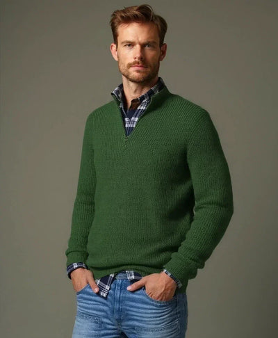 Pull en laine avec fermeture éclair Highland - Leviana