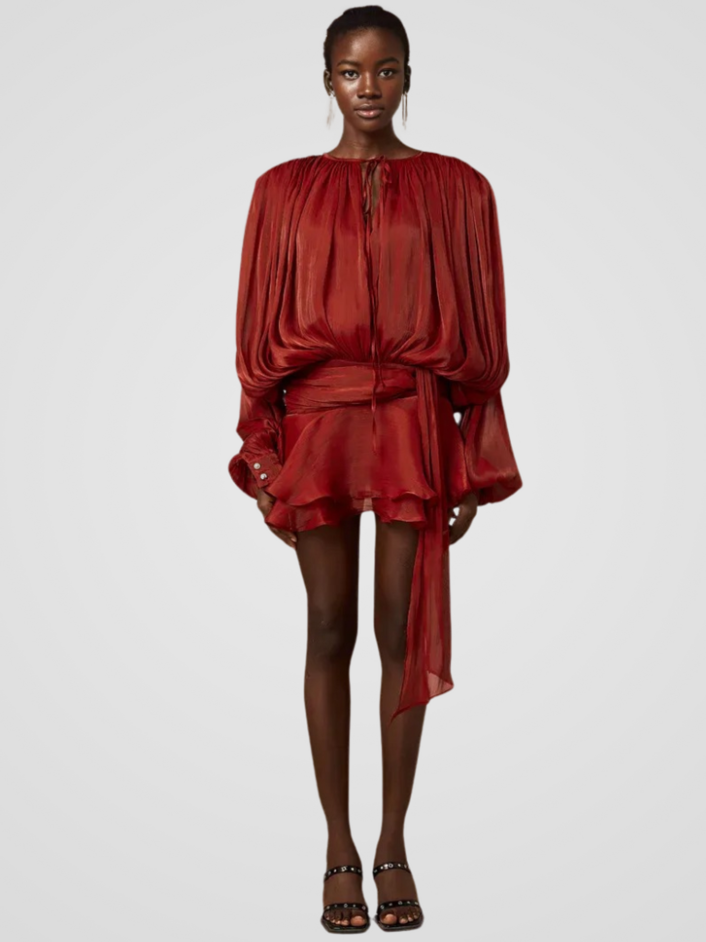 ROBE MINI DRAPÉE ISLA