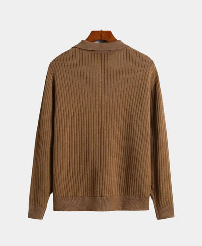 Pull en Polyester avec Col V - Leviana