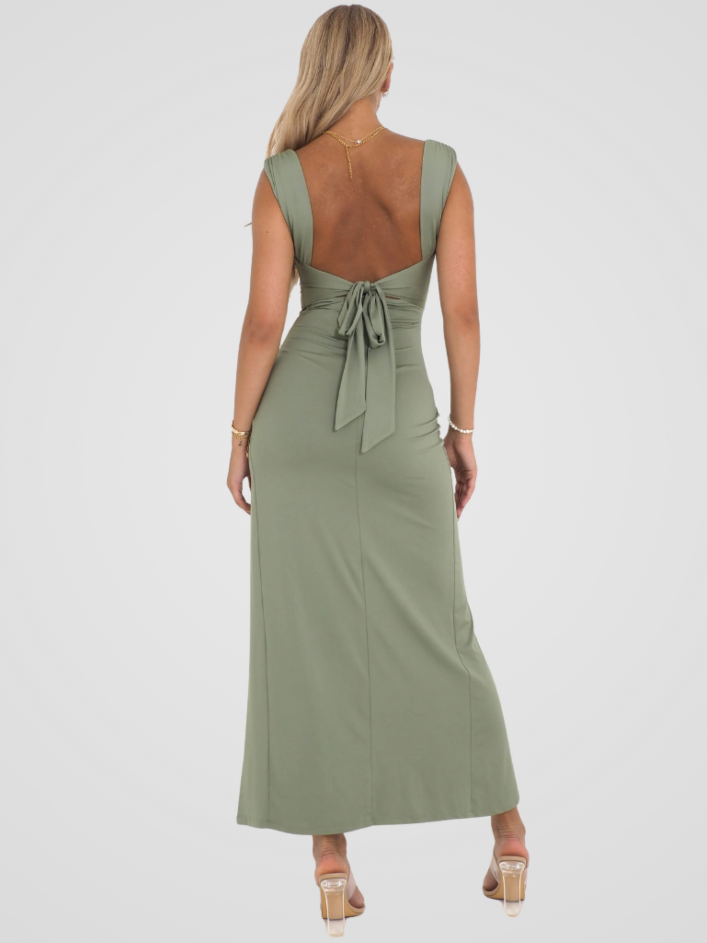 VERDE VIBE MAXI ROBE