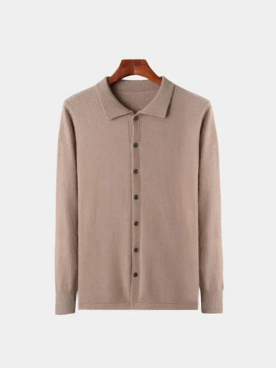 Cardigan Polo 100% Cachemire - Leviana