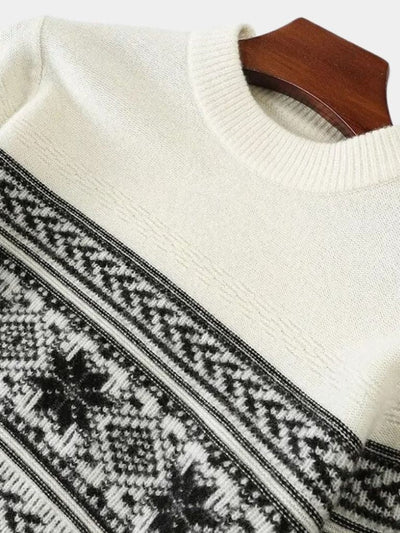 Pull en 100% laine Fair Isle - Leviana