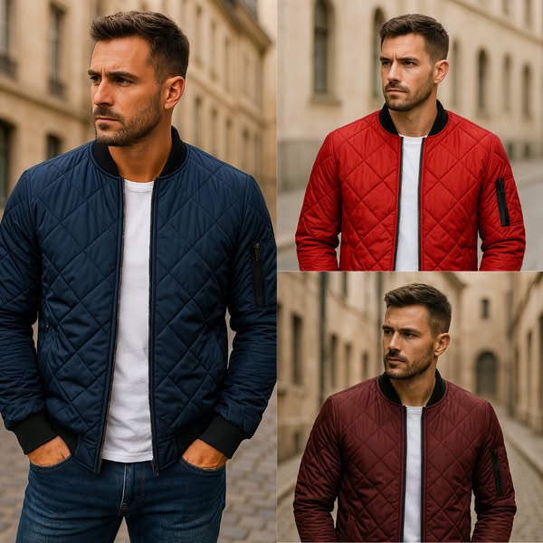 Maxime | Veste matelassée en losanges pour un style sans effort
