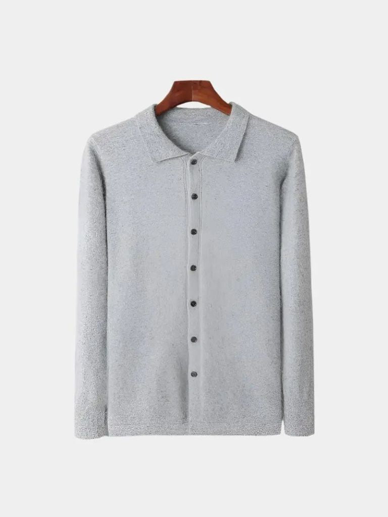 Cardigan Polo 100% Cachemire - Leviana