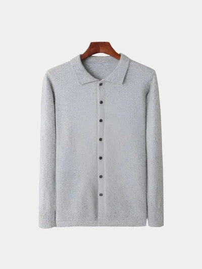 Cardigan Polo 100% Cachemire - Leviana