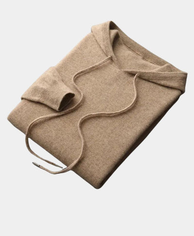 Veste à capuche en 100 % cachemire - Leviana