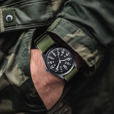 Montre Militaire™ – Robuste et Fiable pour l’Aventure