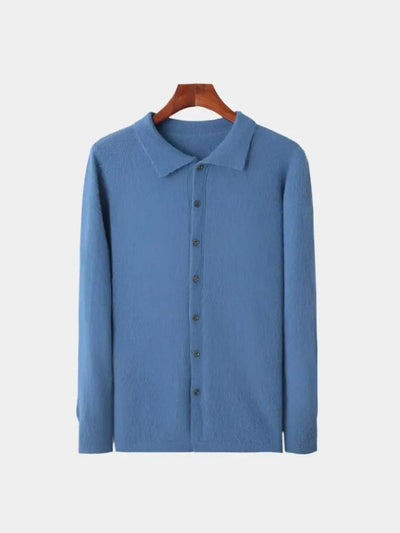 Cardigan Polo 100% Cachemire - Leviana