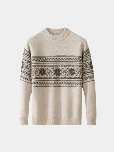 Pull en 100% laine Fair Isle - Leviana