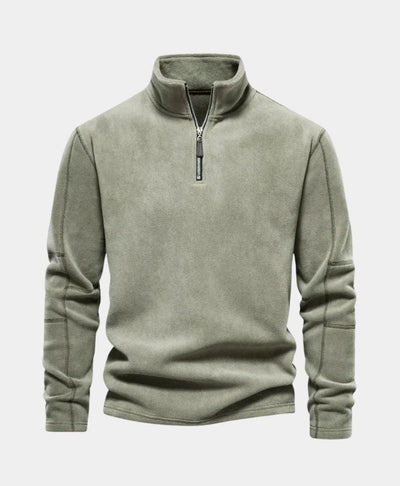 Pull à col montant et zip Alpine - Leviana