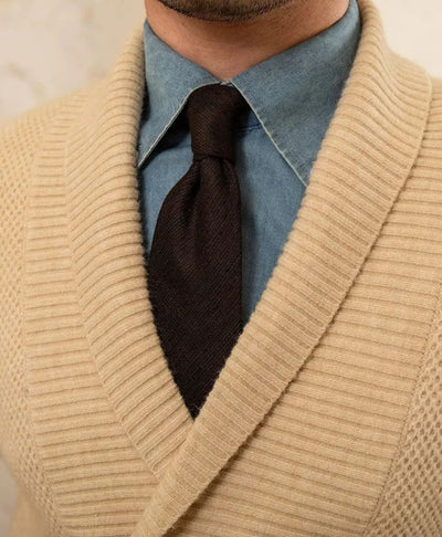 Cardigan Tricoté Britannique Élégant - Leviana