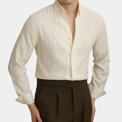 Chemise rayée en seersucker - Leviana