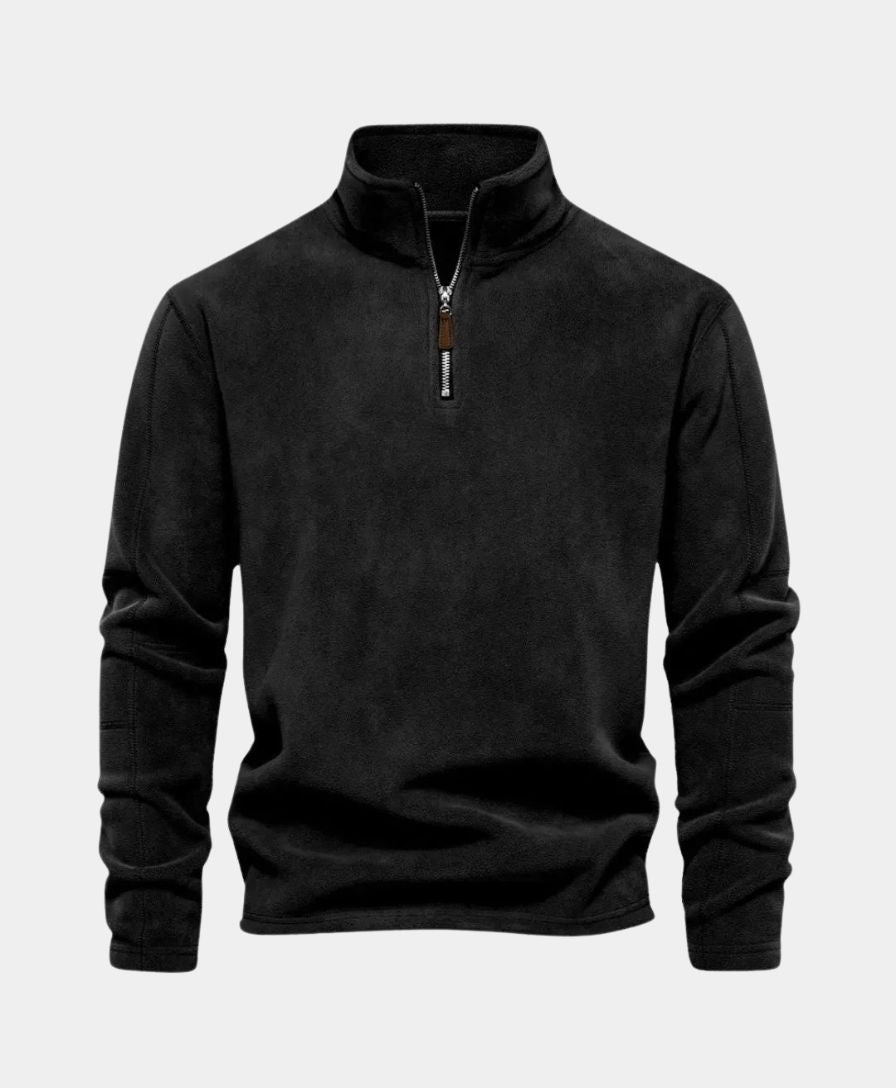 Pull à col montant et zip Alpine - Leviana