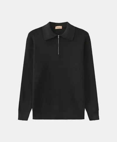Pull Essential avec polo zippé - Leviana