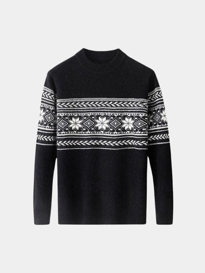 Pull en 100% laine Fair Isle - Leviana