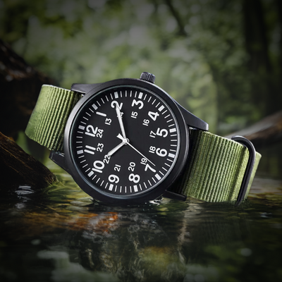 Montre Militaire™ – Robuste et Fiable pour l’Aventure