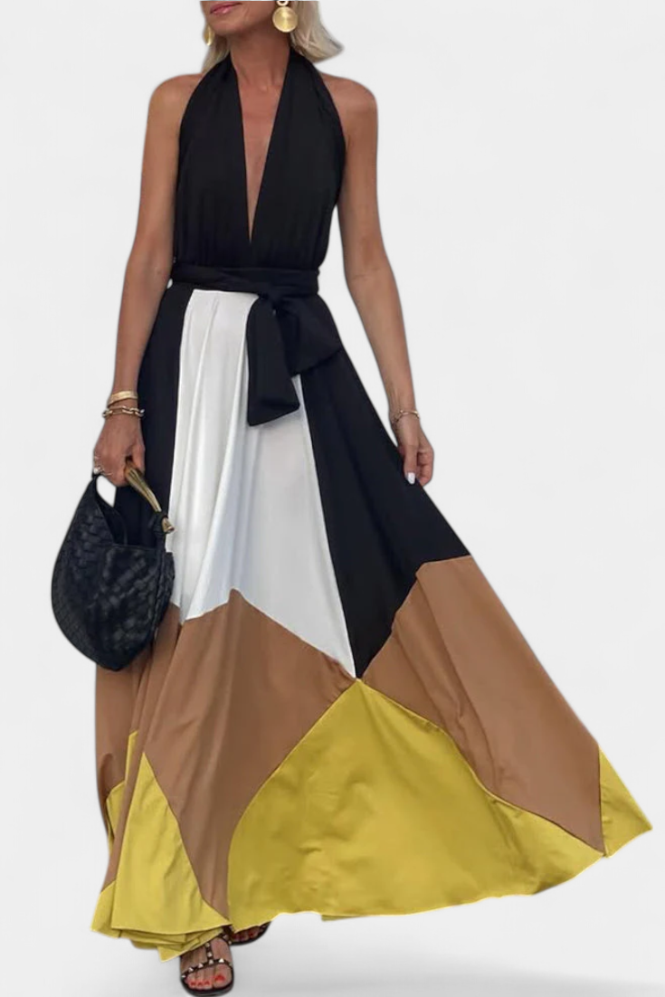 Kenza | Robe longue à dos ouvert