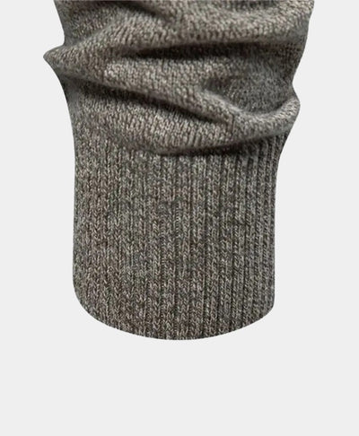 Pull en Coton Tricoté avec Col Montant - Leviana