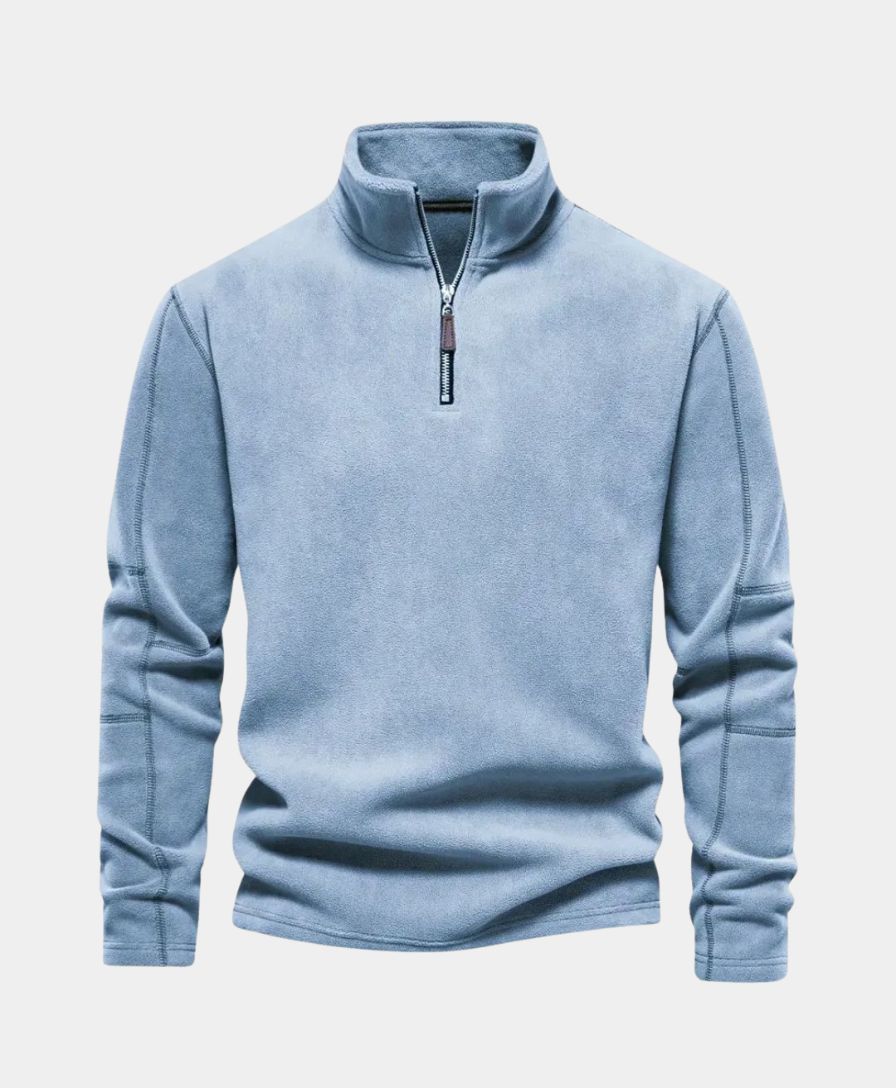 Pull à col montant et zip Alpine - Leviana