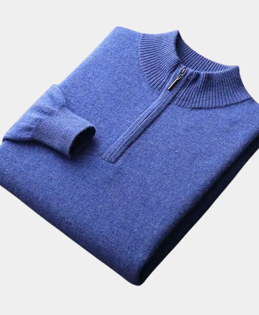 Pull en Mérinos avec fermeture éclair Demi - Leviana