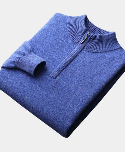 Pull en Mérinos avec fermeture éclair Demi - Leviana