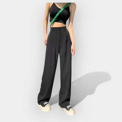 Pantalon large style coréen
