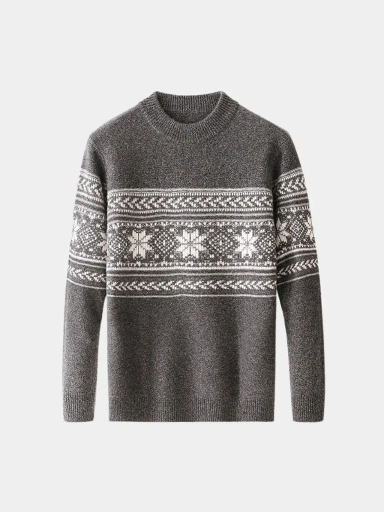 Pull en 100% laine Fair Isle - Leviana